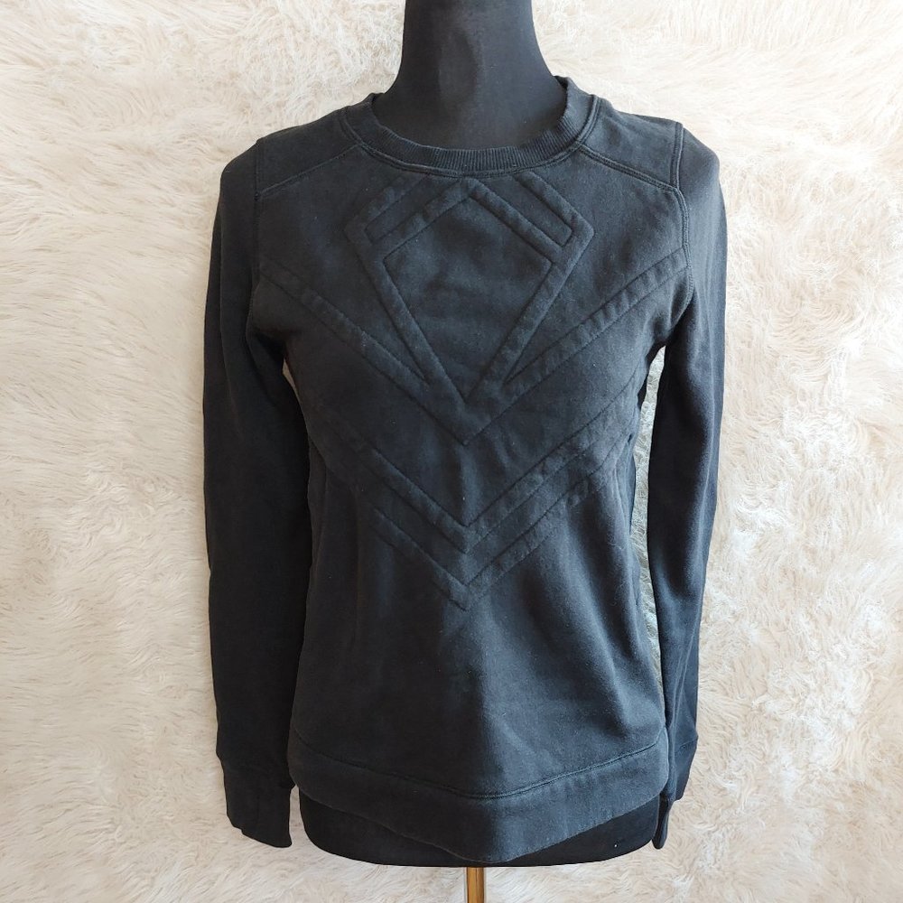 Ivivva by Lululemon Girl's Black Long Sleeve Crew Neck Sweatshirt Size 14